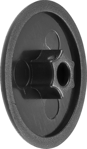 Connex dæksel tx30 d16 pvc 50 stk sort - ky3180091