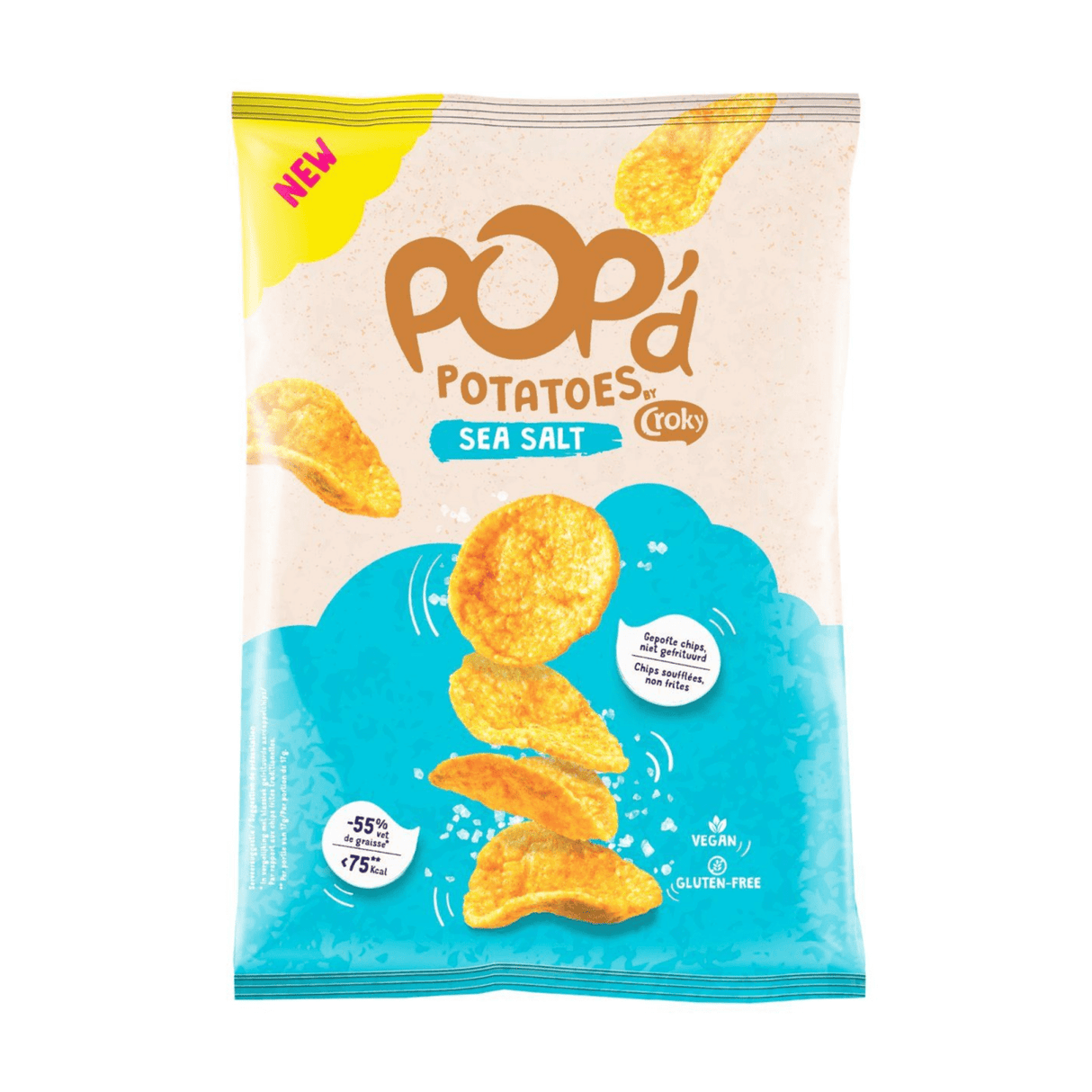 Croky pop'd kartofler havsalt (24x 17gr)