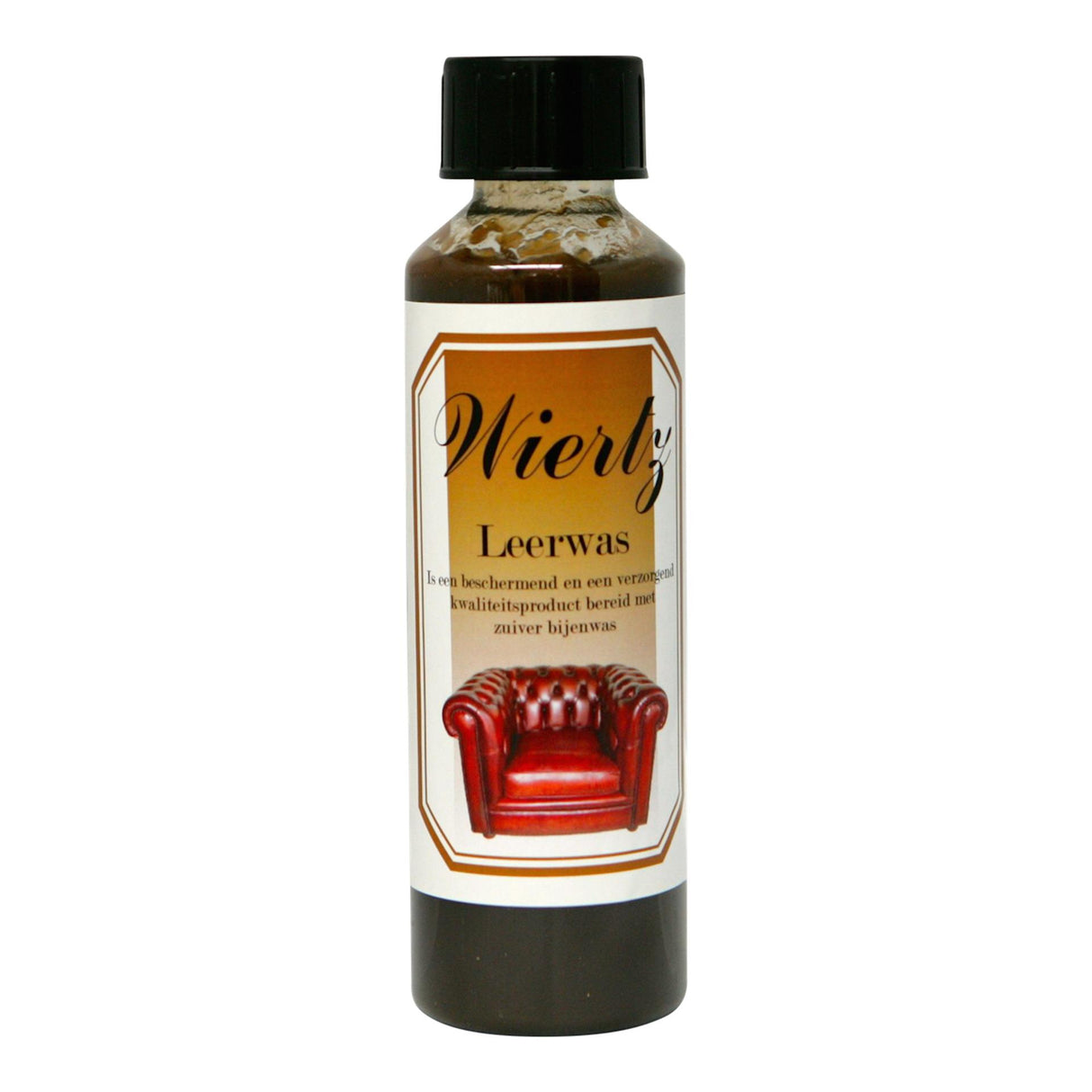 Wiertz lædervoksbrun 250ml