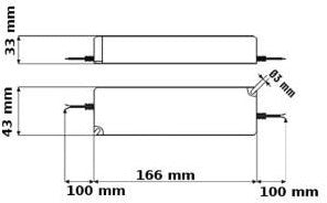 Enzo led driver 12v 30w ip67 plastik - 4379230