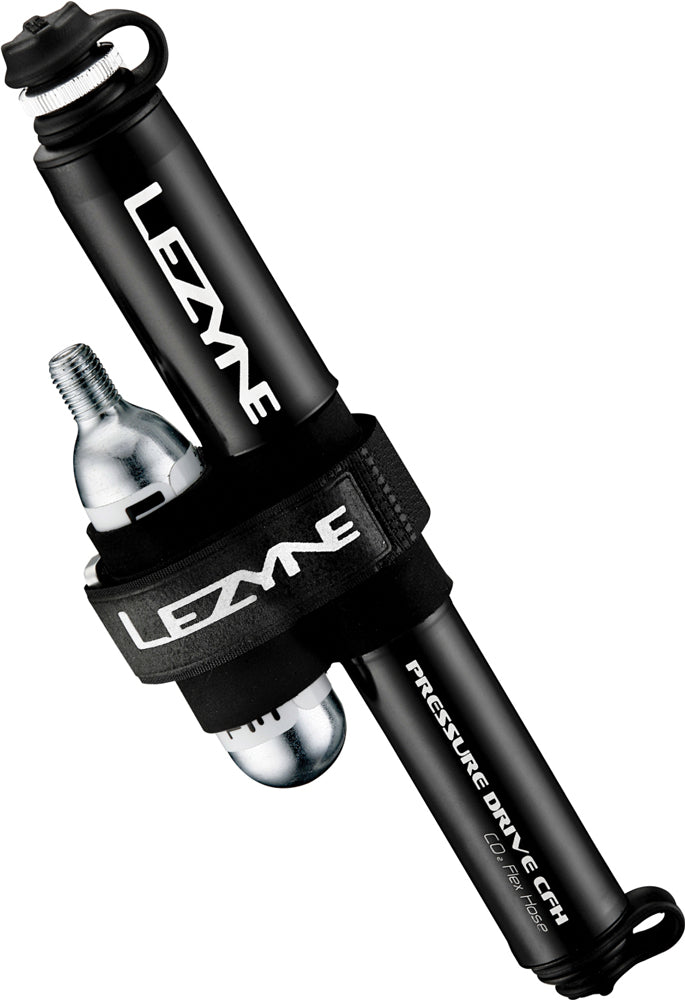 Lezyne cnc trykdrev cfh mini pumpe sort - blank