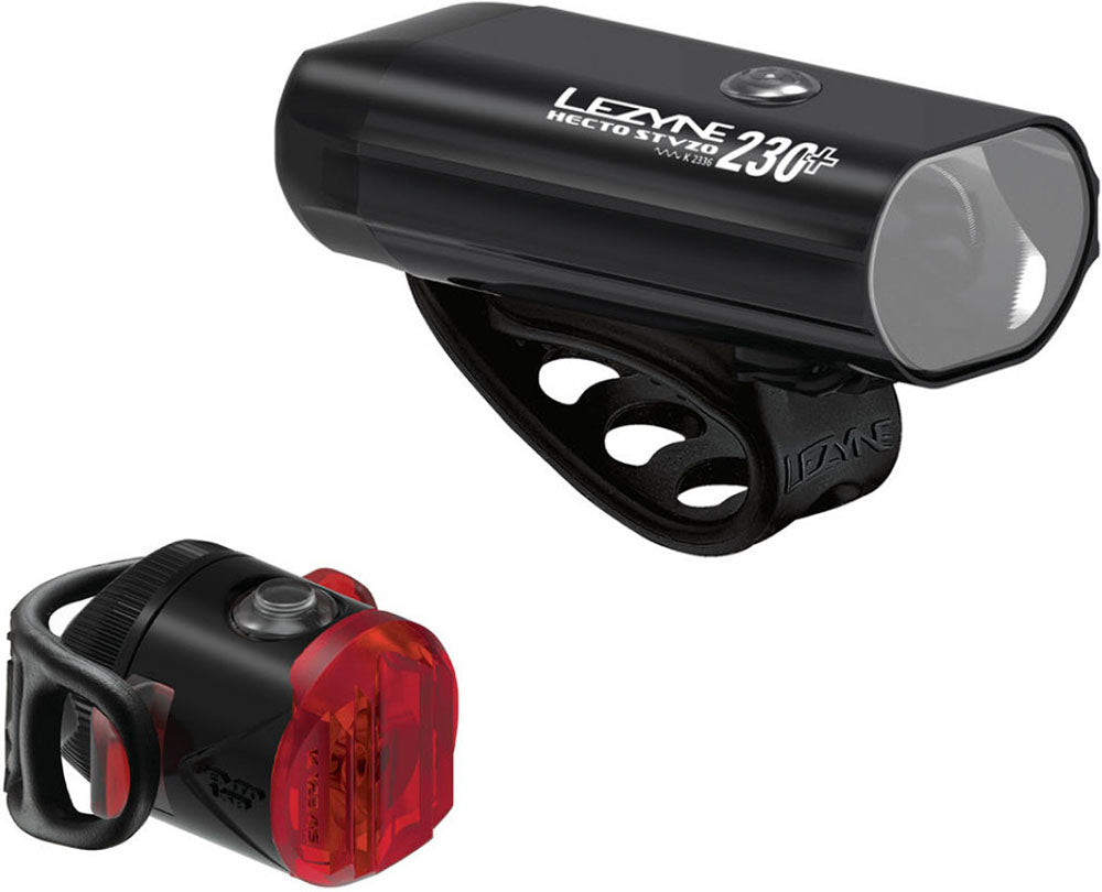 Lezyne hecto 230+ femto usb c lyssæt