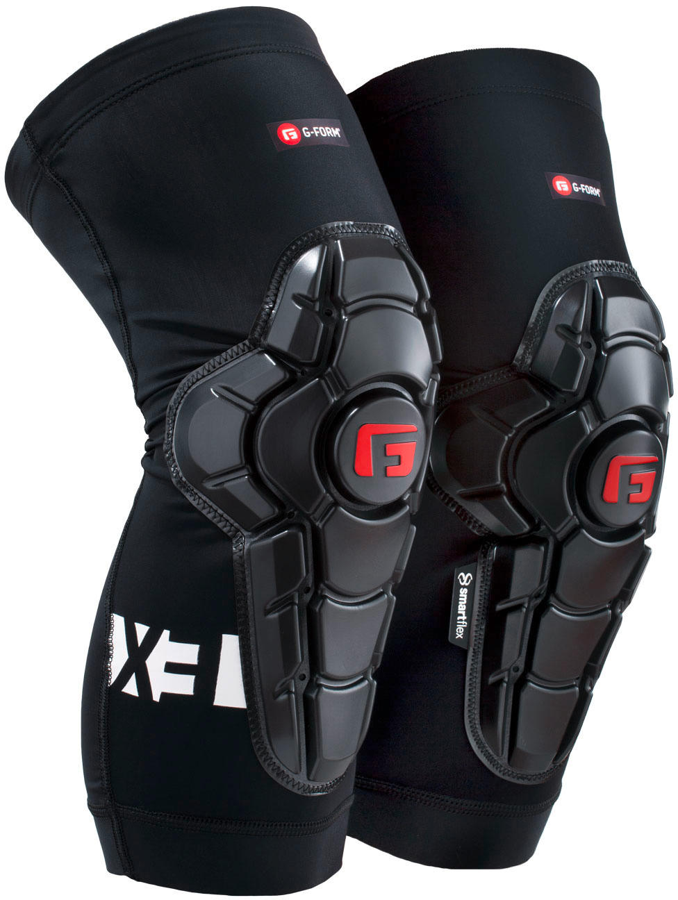 G-form knæbeskytter. pro-x3 xl sort