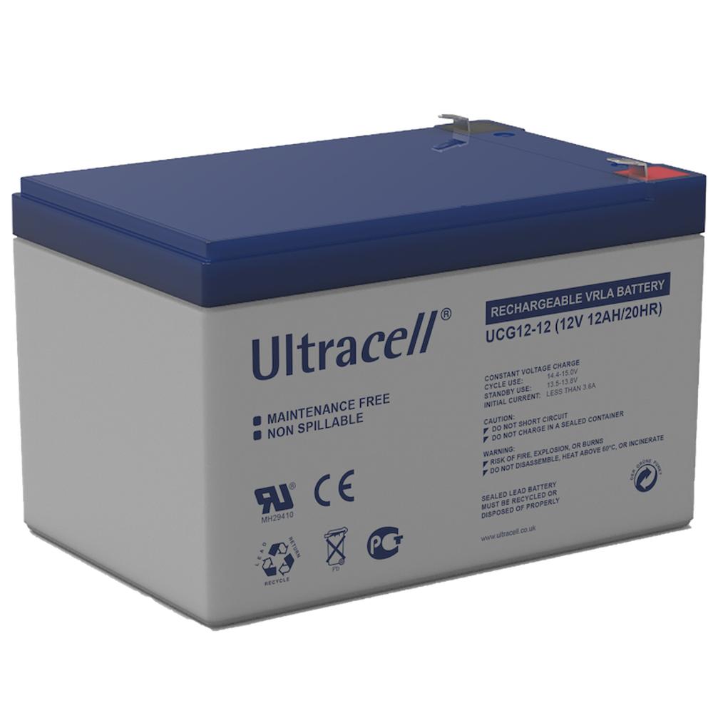 Bly-gel batteri - 12 volt