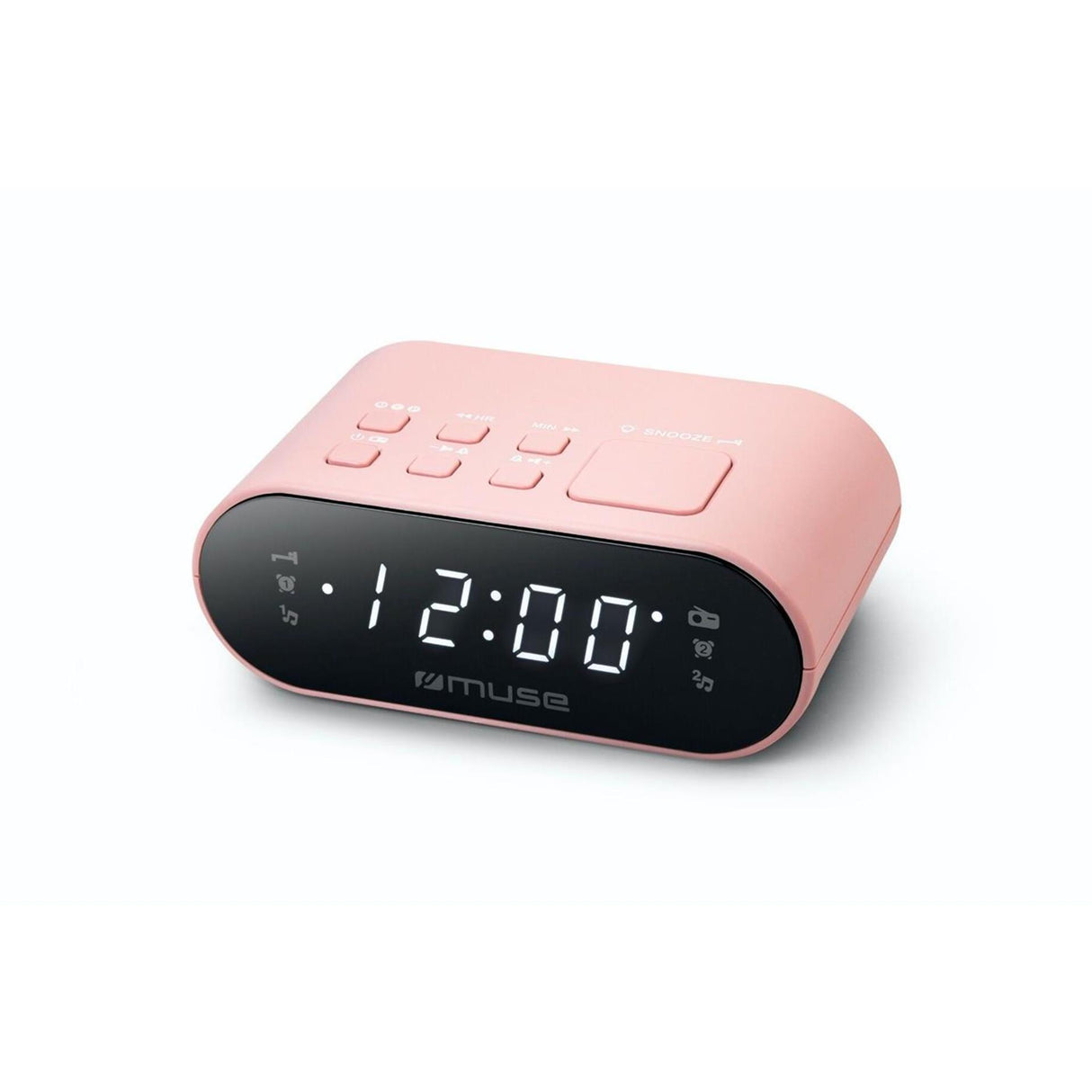 Muse fm clockradio, pink fm clockradio, pink