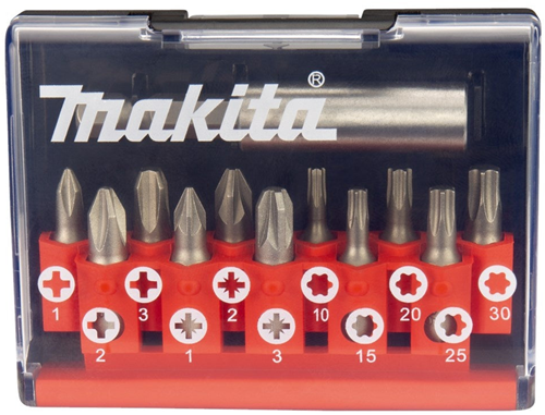 Makita tilbehør bitsæt | 12-delt - d-31083