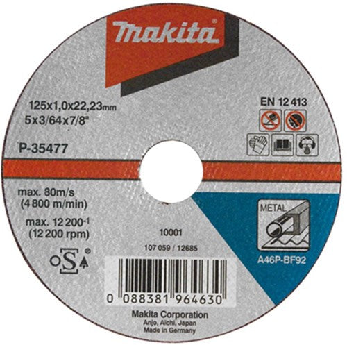 Makita tilbehør skæreskive 230x2,5 mm metal - a-85335 - a-85335