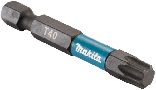 Makita tilbehør e-12681 slagdrev bit | t40x50mm | x slag sort | 10 stk - e-12681