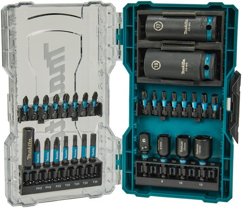Makita tilbehør Makita E-22903 slagsort slagskruetrækker bit sæt 30 dele