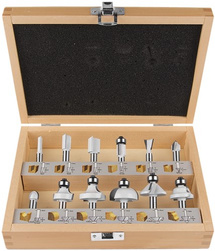 Makita tilbehør skæresæt 12 stykker 8mm - d-53556 - d-53556