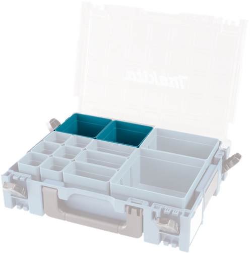 Makita tilbehør indsatsboks 100x100mm | mbox organizer - 191x95-9