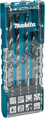 Makita tilbehør multiboresæt 8-delt - e-15855 - e-15855