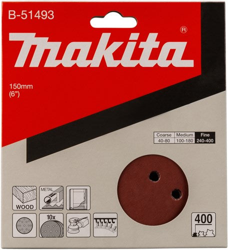 Makita tilbehør slibeskive k400 150mm - b-51493