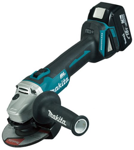 Makita dga504rtj 18v 125mm batteri vinkelsliber 5.0ah - dga504rtj