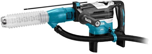 Makita mr400zun1 | lxt batteri kombihammer 2x18v sds-max 8.0j i kuffert + aws + støvudsugningssæt | uden batterier og oplader -MR400zun1