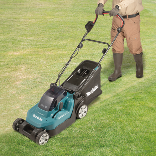 Makita dlm382z | 2x 18v batteri plæneklipper | 38 cm | uden batterier og opladere - dlm382z