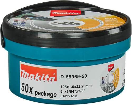 Makita tilbehør Makita skæreskive 125x1.0mm rustfrit stål - d-65969-50