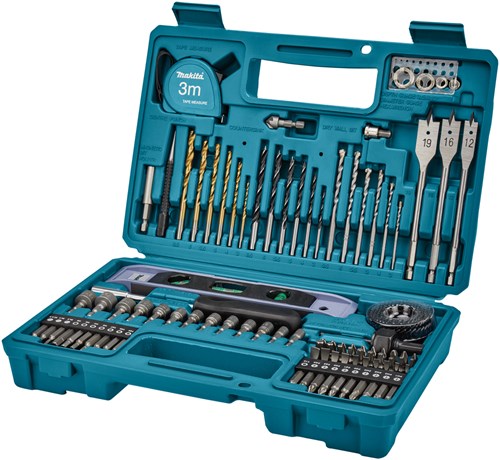 Makita tilbehør e-10730 | bore- og skruetrækker bit sæt | 102 stk i etui - e-10730