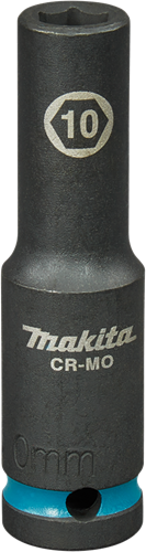 Makita slagfatning slag sort, 1 2 10 mm lang - e-16411