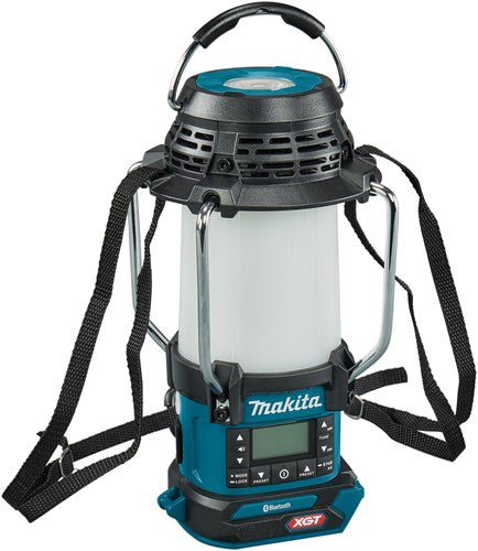 Makita MR010GZ 40V Max campinglampe med radio og Bluetooth | uden batterier og oplader - mr010gz
