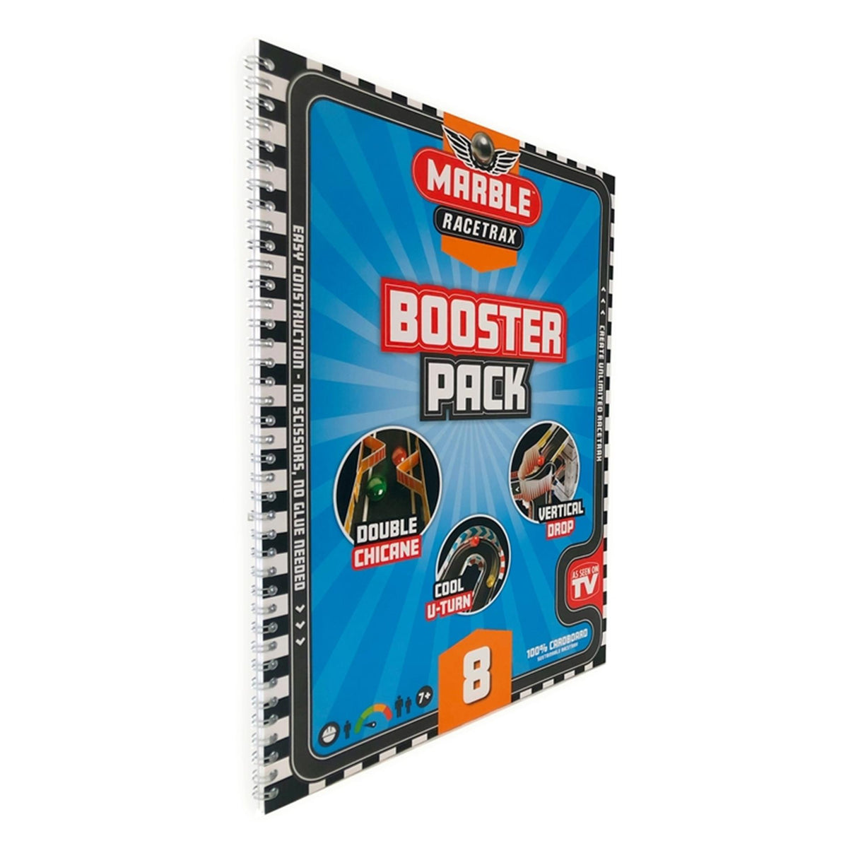 Marmor racetrax marmor bane booster pakke forlænger 8 ark