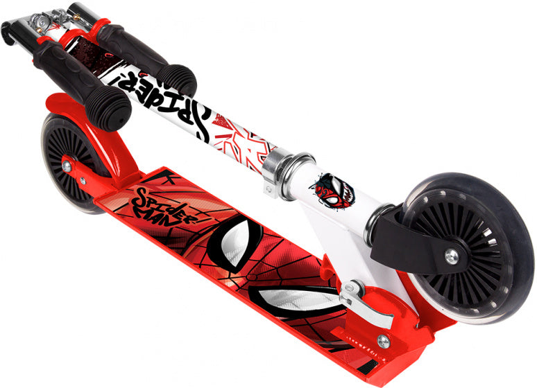 Marvel spider-man 2-hjulet børnescooter drenge aluminium rød