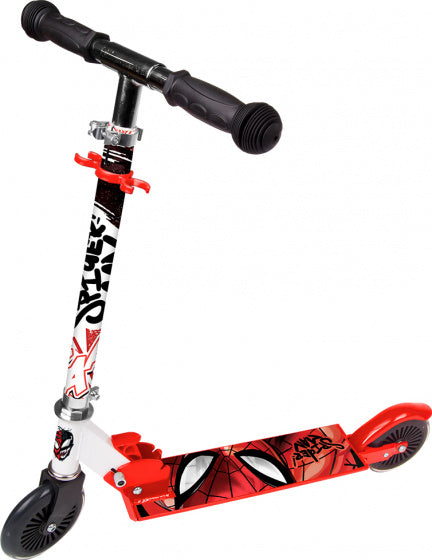 Marvel spider-man 2-hjulet børnescooter drenge aluminium rød