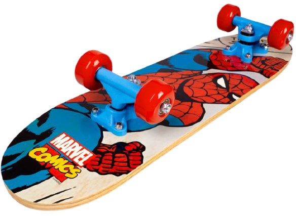Marvel Spider-Man skateboard 61 x 15 x 10 cm træ
