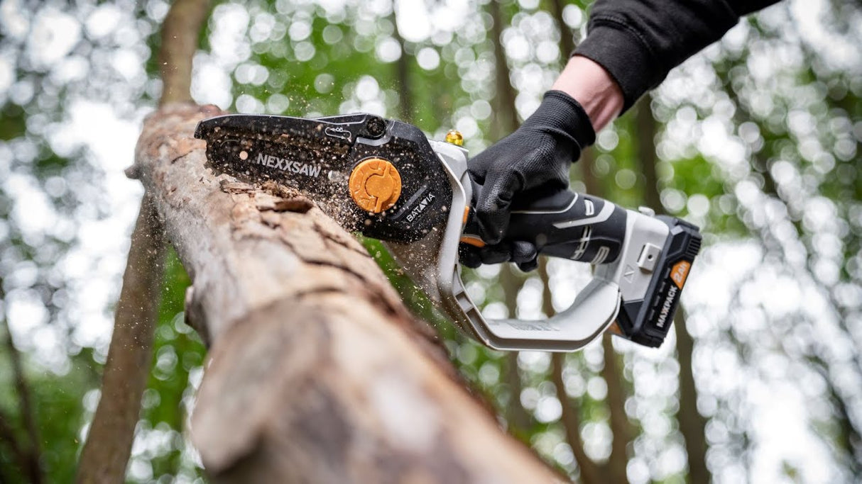 Batavia produkter nexxsaw batteri enhånds motorsav 18v v3 sæt