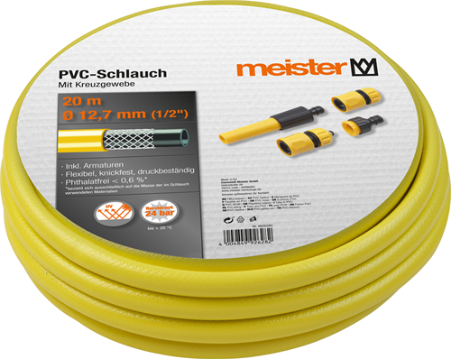 Meister slangetilslutningssæt 20m 1 2 w - wu9926280