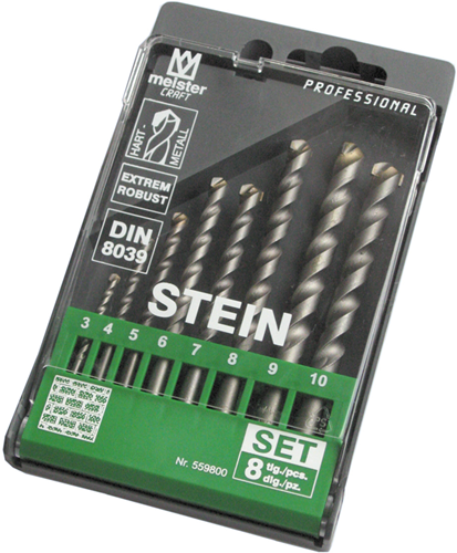 Meister murboresæt 8stk m - wu5598000