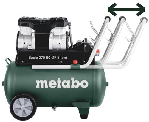 Metabo basic 270-50 eller lydløs kompressor - 601594000