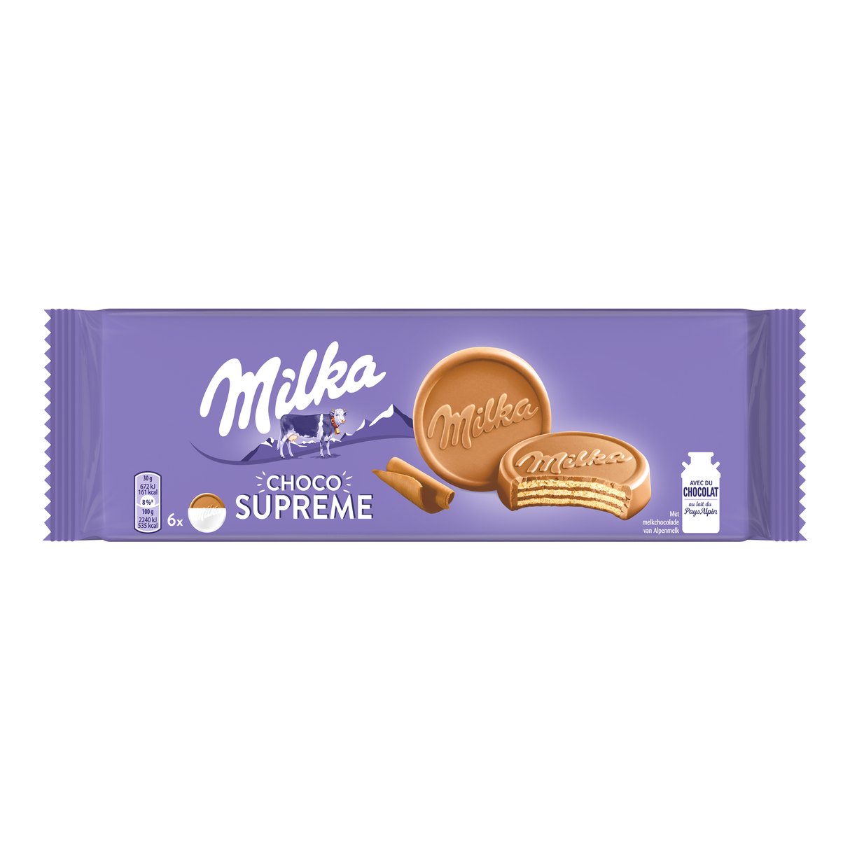 Milka chokolade wafer mælk (18x180gr)