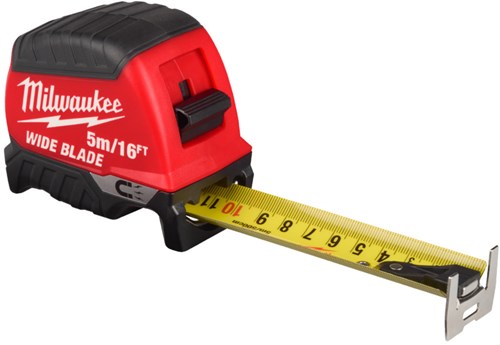 Milwaukee målebånd | bred klinge | magnetisk | 16 fod 5m x 35mm - 4932499208