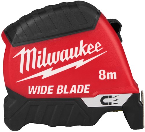 Milwaukee målebånd | bred klinge | magnetisk | 8m x 35mm - 4932499209