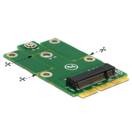 Mini pcie til m.2 ngff adapter