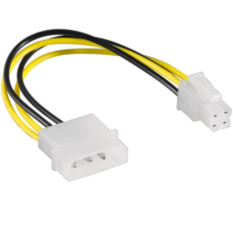 Molex til p4 strømkabel