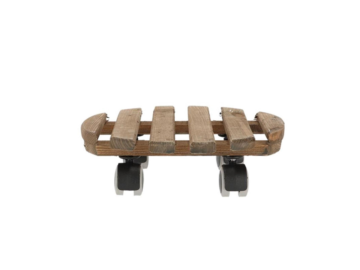 Esschert design plantevogn brun rund indendørs ã˜29cm