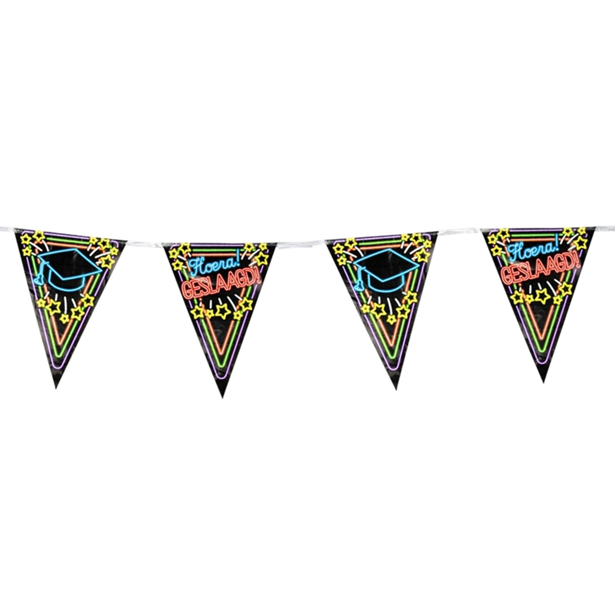 Paperdreams neon party flag - bestået