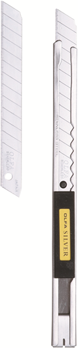Enzo olfa snap-off kniv | sølv | svr-1 - 20.800.12