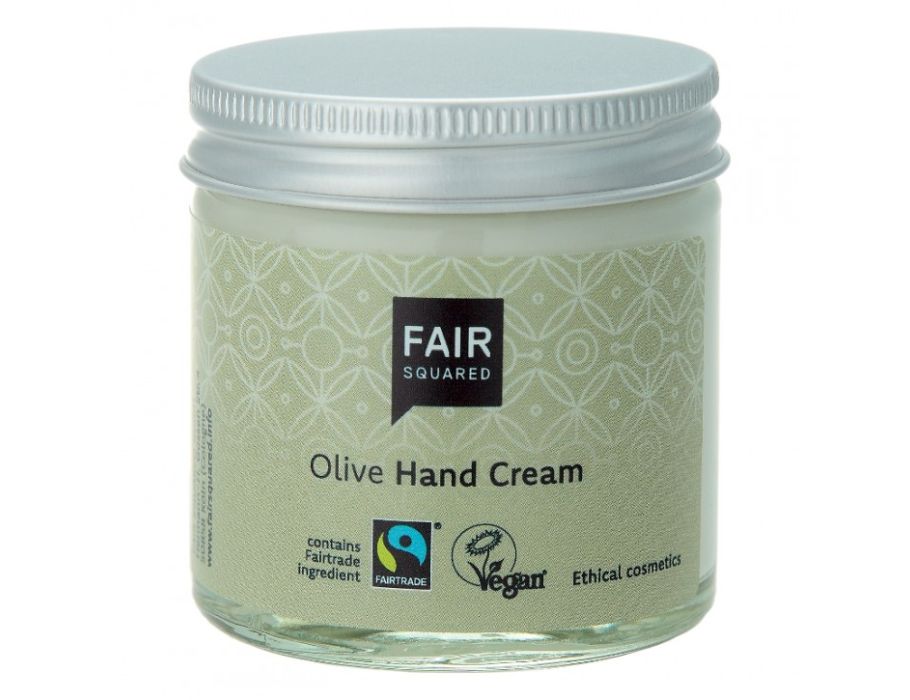 Fair firkantet håndcreme oliven - 50 ml