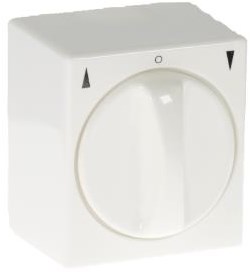 Overflademonteret persienne drejekontakt hvid - 4660110