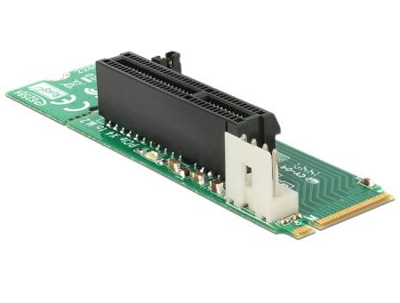 M.2 NGFF til 4x PCI Express + 4-bens Molex adapter