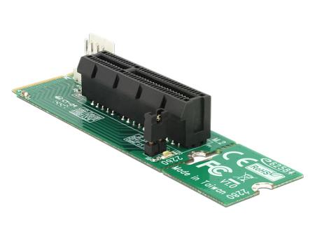 M.2 NGFF til 4x PCI Express + 4-bens Molex adapter