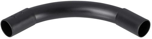 Enzo pipelife bocht pvc 3 4 (19mm) zwart per stuk - 4031133