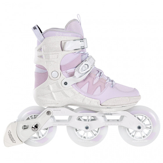 PowersLide inline Skates Phuzion Argon 110 Softboat 83A White Pink Mt 37