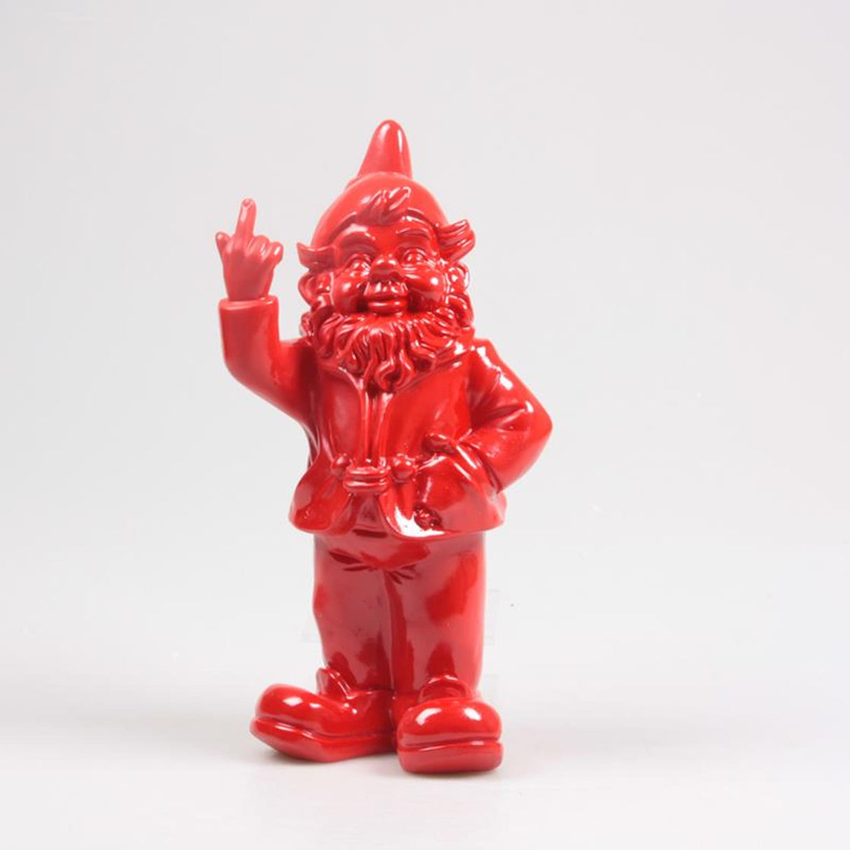 Stoobz design stoobz polystone statue gnome f*ck you red 16x12x32cm