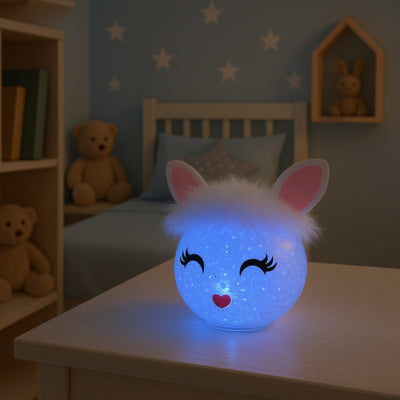 Bordlampe enhjørning LED på batteri 11 cm | 24 stk