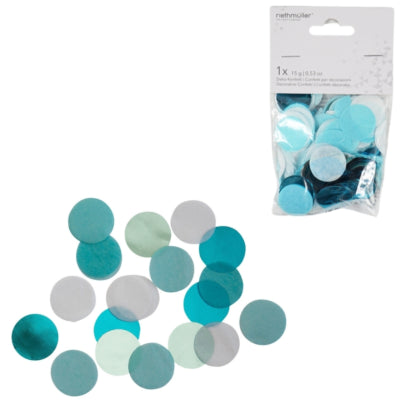 Amscan konfetti blå 15 gr | 30 stk