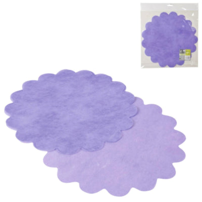 Dækkeserviet papir lilla 35 cm 10 stk | 24 stk